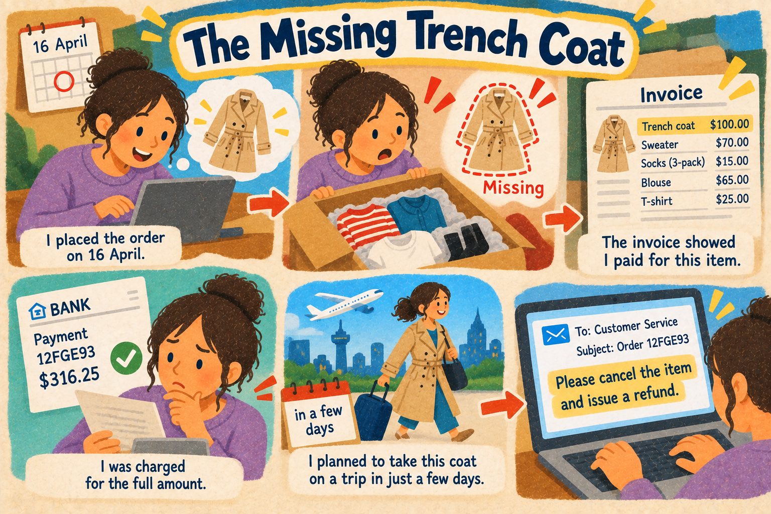 TOEIC8-2 Part7The Missing Trench Coat