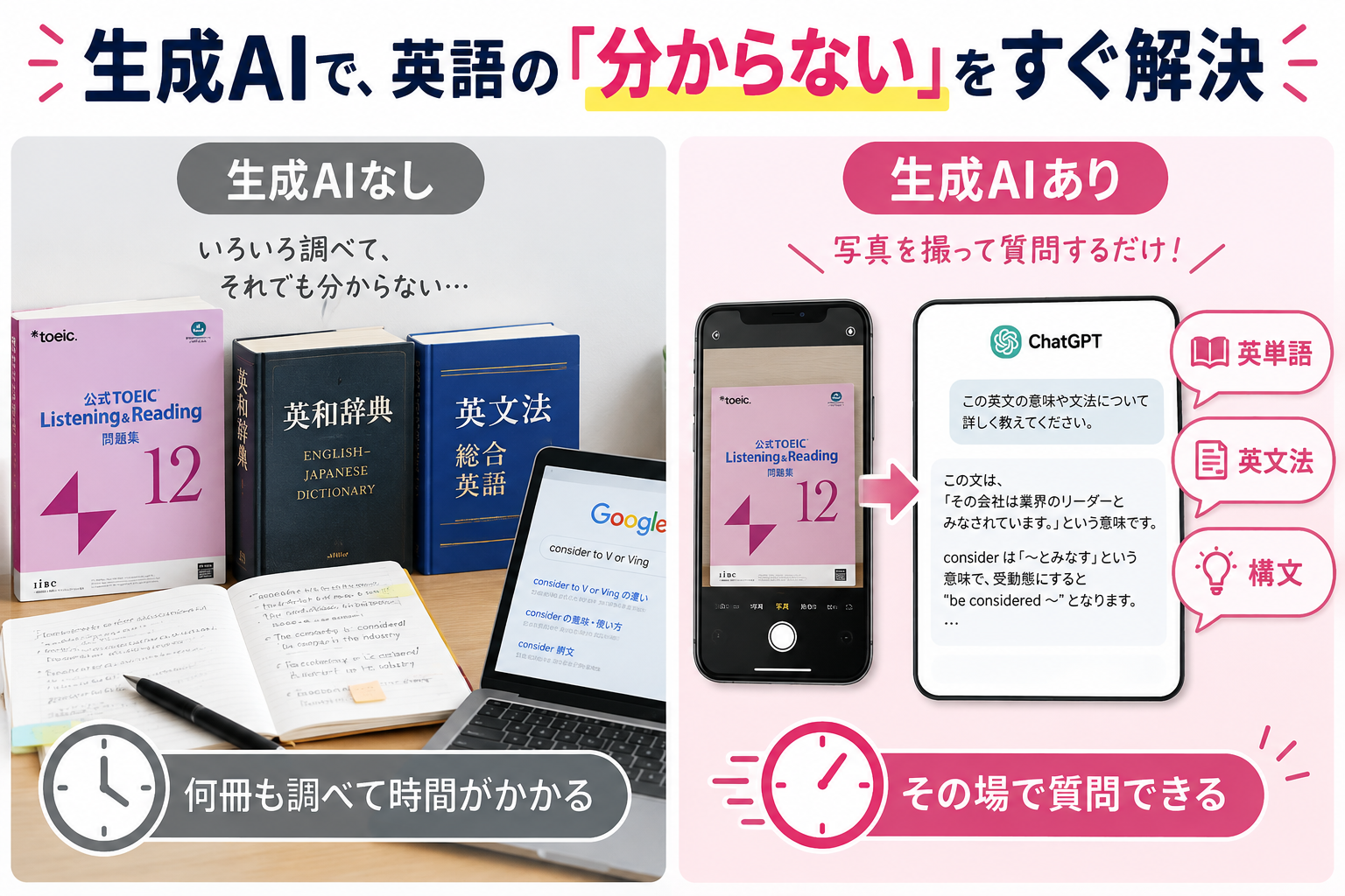 生成AIで分からないをすぐ解決
